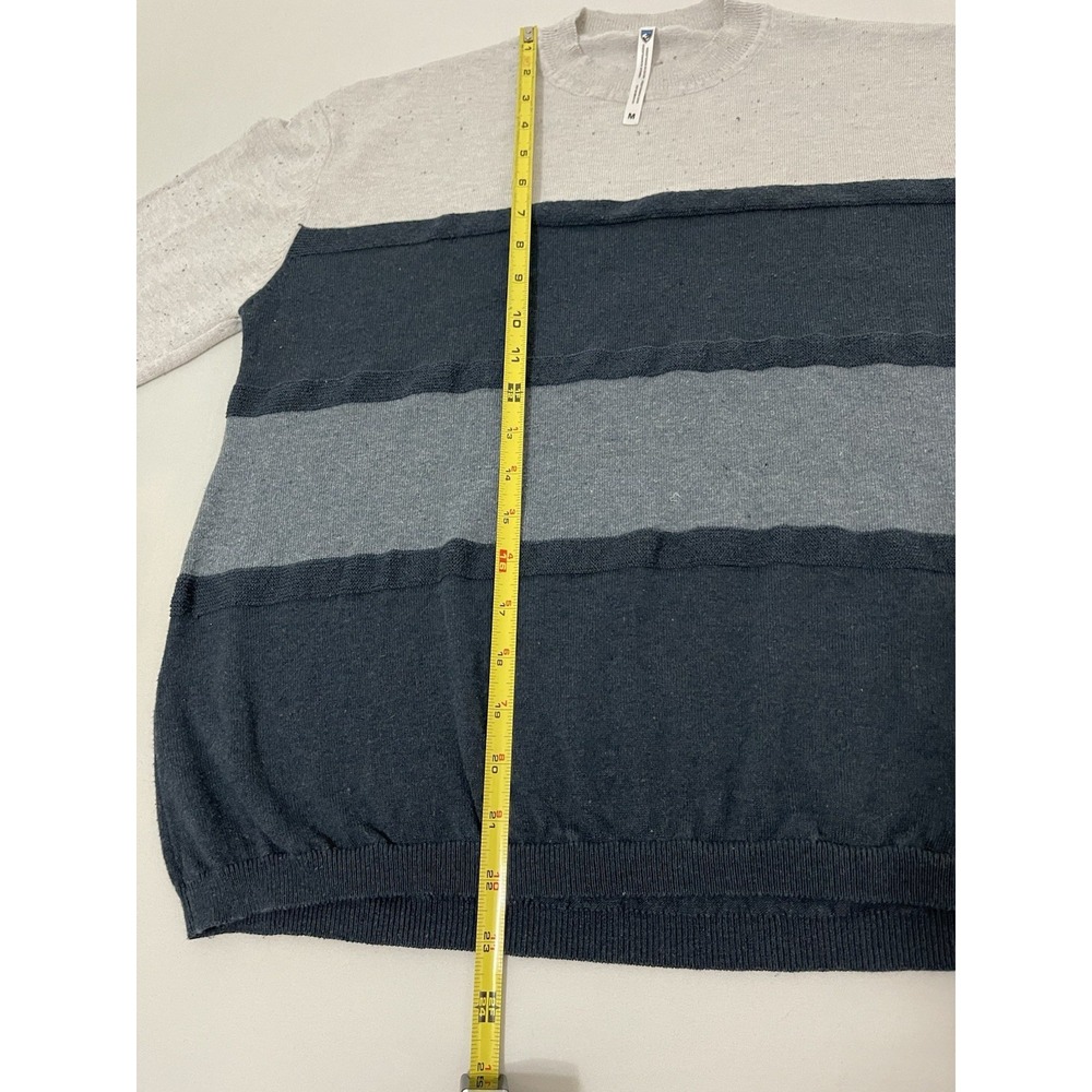 Kuhl Valencia Sweater Women's Medium Blue Striped L/S Casual Pullover - Picture 3 of 7